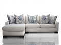 Ecksofa mit Stoffbezug 265 x 180 x 85 cm - Hellbeige - Modernes Design mit Ottomane